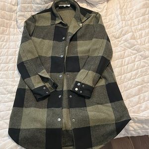 Steve Madden BB Dakota Olive Green Shacket